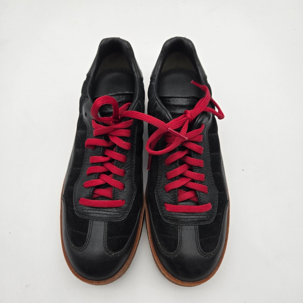 Alexander Wang Womens Black Suede Leather Crepe Sole Sneaker 37.5